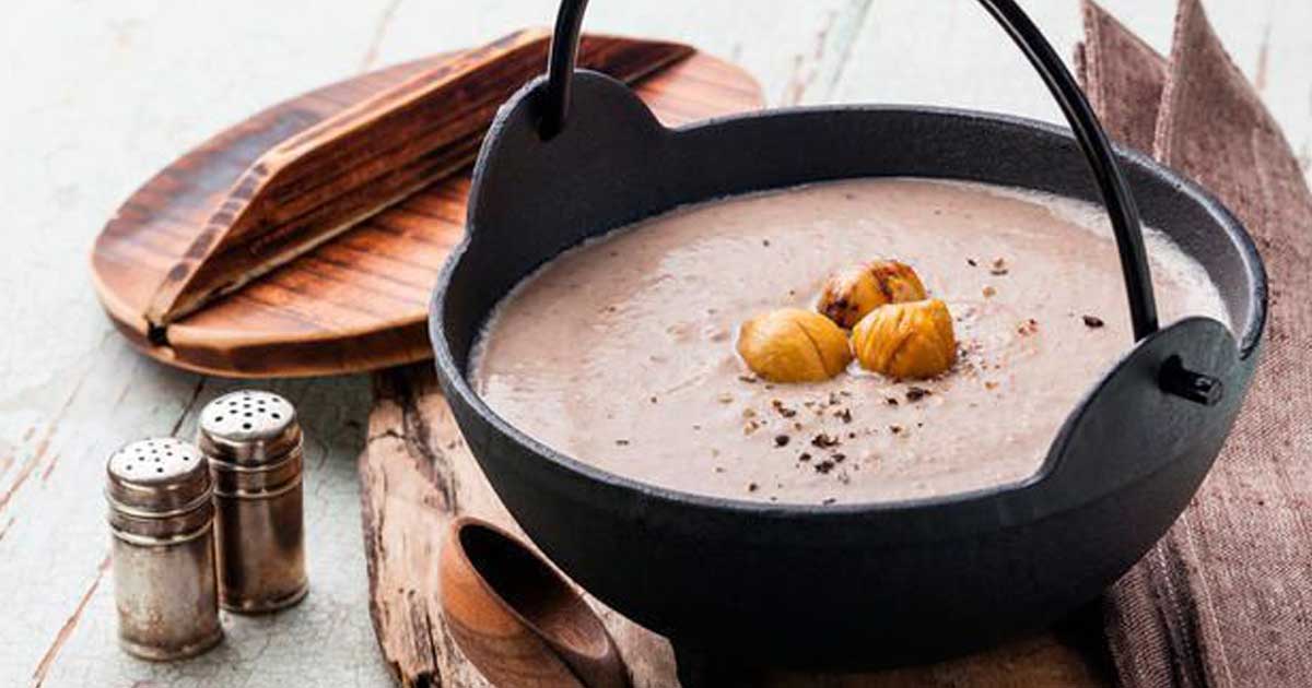 Aprenda a receita de sopa de castanhas