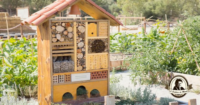 Hotel de Insectos - um elemento a considerar na horta biológica