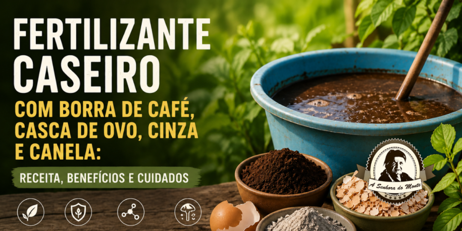 Fertilizante líquido caseiro